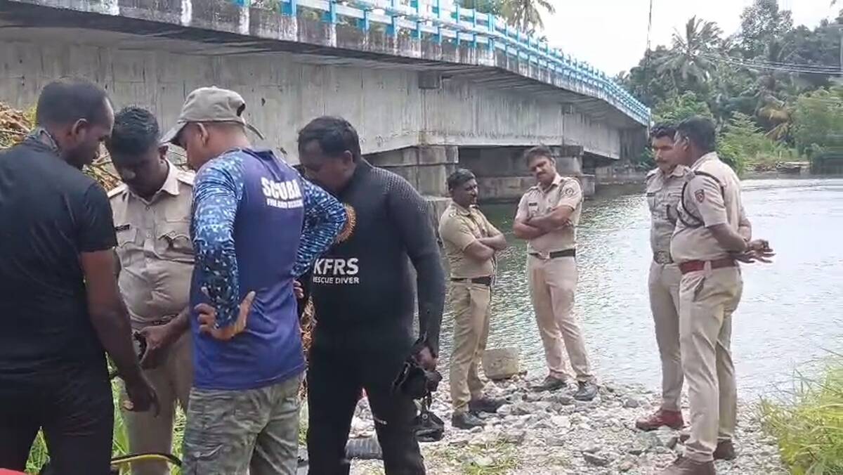 കായലിൽ സ്കൂബ 
ടീം പരിശോധന