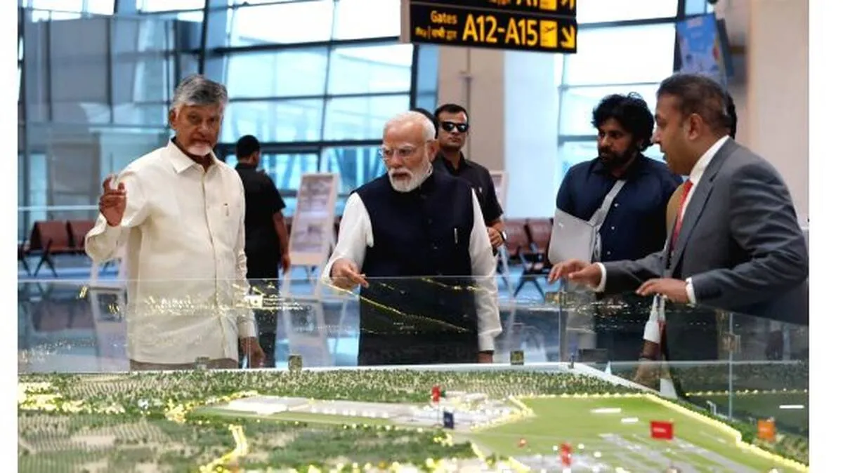 എയർപോർട്ടുകൾക്ക് ആ  കുടുംബ
പേരു നൽകുന്ന കാലംപോയി:മാേദി

# ആന്ധ്രയിൽ പുതിയ
രാജ്യാന്തര എയർപോർട്ട്