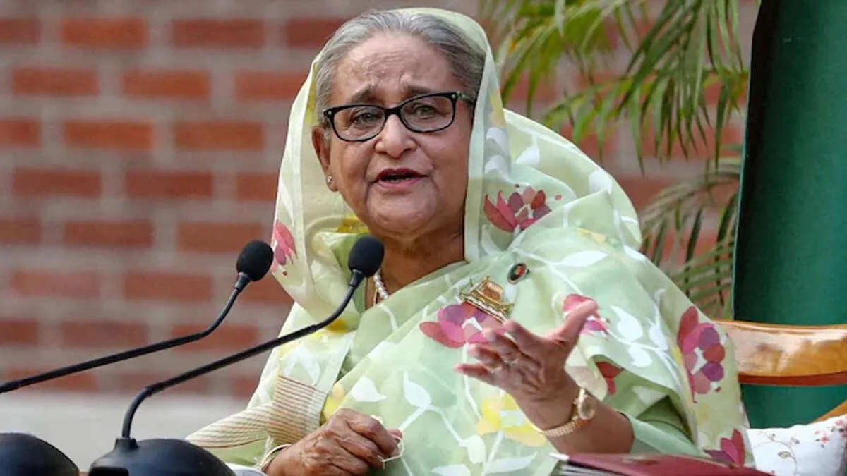 ഒളിജീവിതത്തിന് വിരാമം,​   ഷേഖ് ഹസീന 5ന് 
പൊതുചടങ്ങിൽ