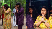 vismaya-mohanlal-suchitra-visit-mannarasala-temple