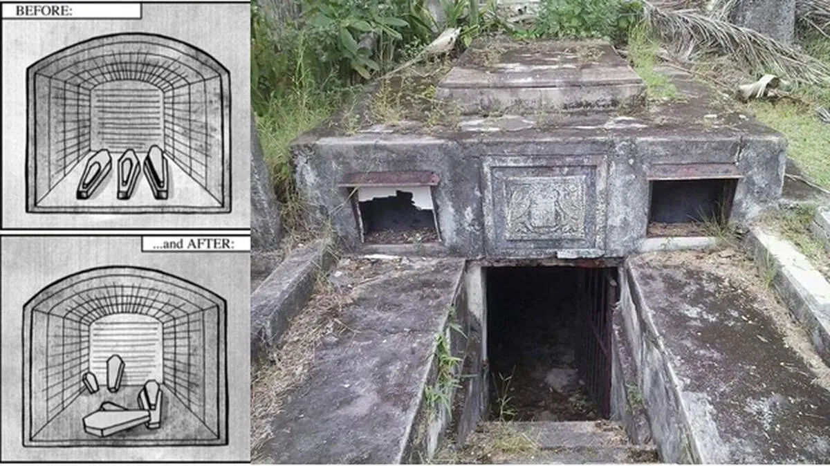 Where dead refuse to lie still: Caribbean vault where coffins moved on their own